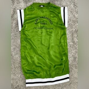 Karl Lagerfeld Kids Dress/Tunic-Green-Size 12